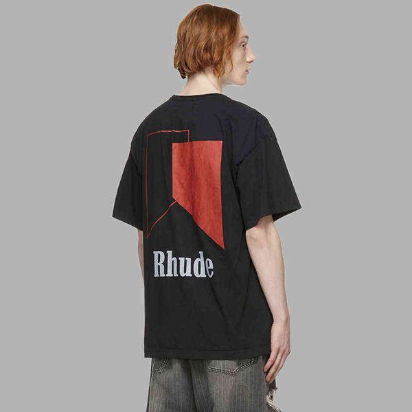 rhude black short sleeve ins super fashion american brand high street summer loose round neck print t-shirt men's, White;black
rhude black short sleeve ins super fashion american brand high street summer loose round neck print t-shirt men's, White;black