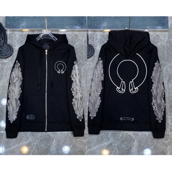 classic brand ch quality hoodie luxury zipper autumn winter sweatshirts designer fashion men sweater horseshoe phantom cross print hooded wo, Black
classic brand ch quality hoodie luxury zipper autumn winter sweatshirts designer fashion men sweater horseshoe phantom cross print hooded wo, Black