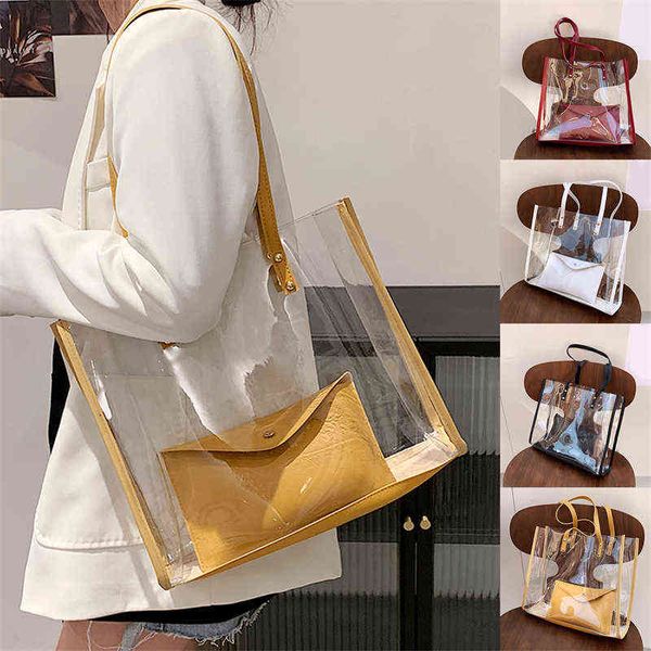transparent bag women bag 2pcs/set luxury handbag fashion pvc clear bag handbags feminina bucket crossbody 2022 y220411
transparent bag women bag 2pcs/set luxury handbag fashion pvc clear bag handbags feminina bucket crossbody 2022 y220411