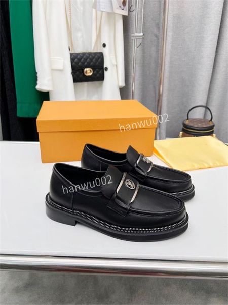 women shoes luxury designer brand dress shoe leather loafers platform heel pointed and round toes size34-42, Black
women shoes luxury designer brand dress shoe leather loafers platform heel pointed and round toes size34-42, Black
