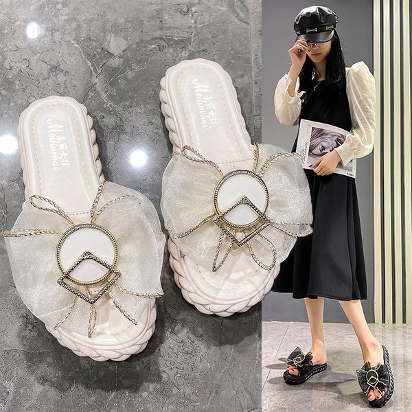 slippers designer thick bottom lovely bow slippers for women to wear out 2022 summer new korean version of a-line beach sandals womenyd2i, Black
slippers designer thick bottom lovely bow slippers for women to wear out 2022 summer new korean version of a-line beach sandals womenyd2i, Black