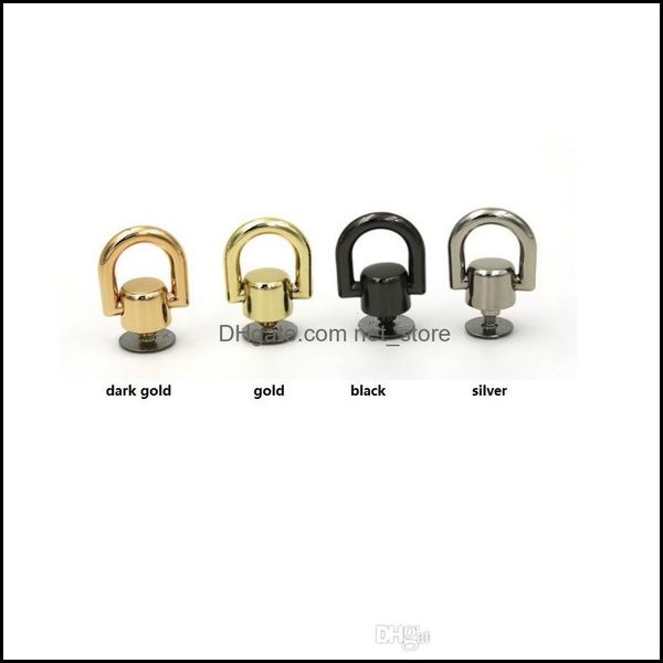 round head d ring stud bag side clip screw nail rivet handbag strap connector clasp hanger buckle diy leather craft drop delivery 2021 parts, Black
round head d ring stud bag side clip screw nail rivet handbag strap connector clasp hanger buckle diy leather craft drop delivery 2021 parts, Black