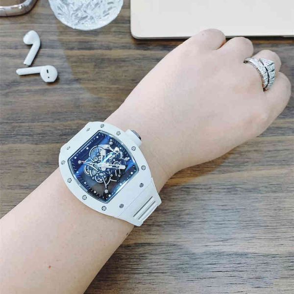 richa milles rm055 tape hollowed out watch mens white ceramic automatic mechanical carbon fiber 35-02 waterproof, Slivery;brown
richa milles rm055 tape hollowed out watch mens white ceramic automatic mechanical carbon fiber 35-02 waterproof, Slivery;brown