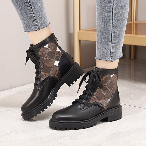 fashion-designer-fat heel flat bottomed leather 2022 women luxurys designers high heel desert boots fashion lace up zipper martin boots, Black
fashion-designer-fat heel flat bottomed leather 2022 women luxurys designers high heel desert boots fashion lace up zipper martin boots, Black