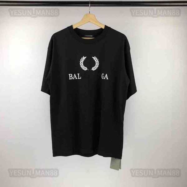 designer luxury spring summer balencaigas classic wheat printed t shirt mens and womens couple leisure loose short sleeve tee, White;black
designer luxury spring summer balencaigas classic wheat printed t shirt mens and womens couple leisure loose short sleeve tee, White;black