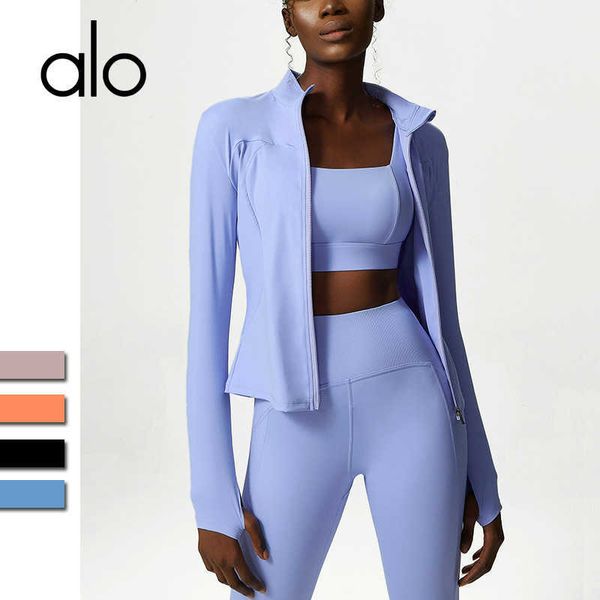 alo sports jacket women yoga coat zipper slim fitted long sleeve fitness clothes girl new fashion gym running coat
alo sports jacket women yoga coat zipper slim fitted long sleeve fitness clothes girl new fashion gym running coat