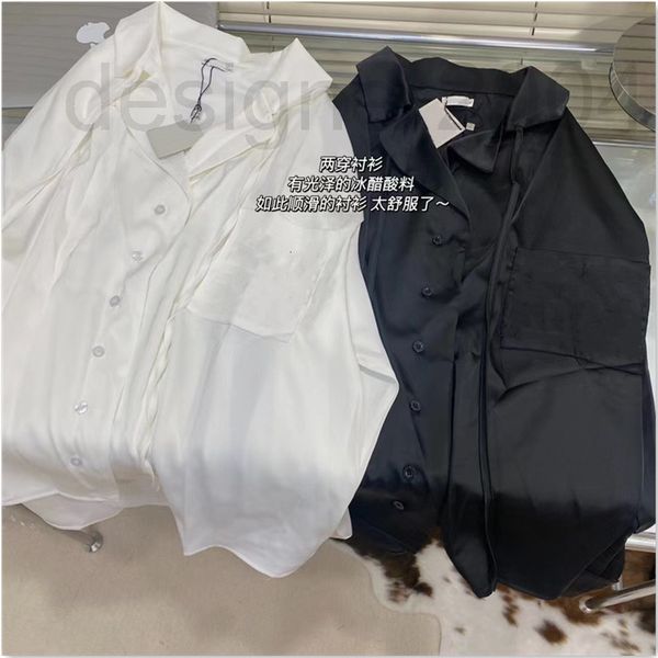 women's blouses & shirts designer 2022 new silk ribbon embroidery long sleeve cardigan shirt men's casual loose coat women's, White
women's blouses & shirts designer 2022 new silk ribbon embroidery long sleeve cardigan shirt men's casual loose coat women's, White