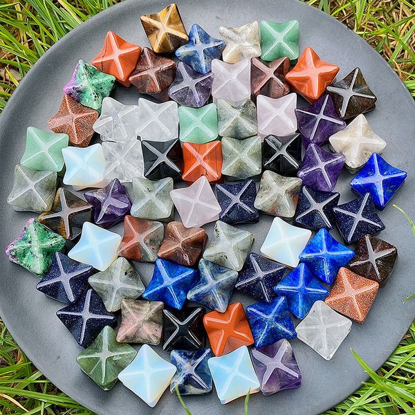 merkaba hexagram star qaurtz chakra stone crafts ornaments energy healing reiki crystal hand play home decoration, Black
merkaba hexagram star qaurtz chakra stone crafts ornaments energy healing reiki crystal hand play home decoration, Black
