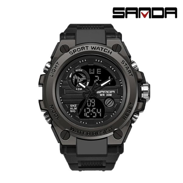 sanda sports mens watches luxury military quartz electronic watches shockproof waterproof digital wristwatch relogio masculino 220622, Slivery;brown
sanda sports mens watches luxury military quartz electronic watches shockproof waterproof digital wristwatch relogio masculino 220622, Slivery;brown