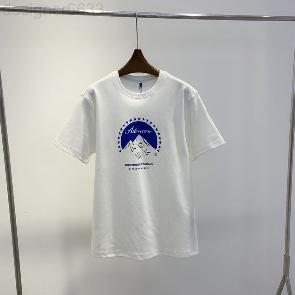 women's t-shirt designer ader summer brand short sleeved snow mountain print couple men's same style loose thin half sleeve 4onb, White
women's t-shirt designer ader summer brand short sleeved snow mountain print couple men's same style loose thin half sleeve 4onb, White