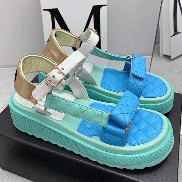 2022 luxury designer new velcro sandals beach summer shoes women flats sandalias mujer runway zapatos thick sole velcro sandal, Black
2022 luxury designer new velcro sandals beach summer shoes women flats sandalias mujer runway zapatos thick sole velcro sandal, Black