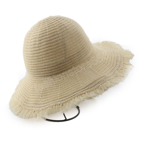 women straw summer sun hat solid outdoor dome beach hats caps female wide brim bucket hats casquette femme, Blue;gray
women straw summer sun hat solid outdoor dome beach hats caps female wide brim bucket hats casquette femme, Blue;gray