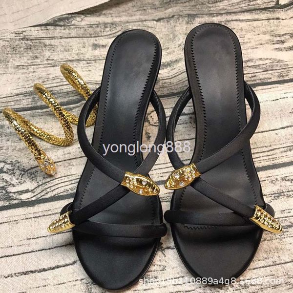 sandals summer high-heeled shoes snake winding fairy sandals thin heel open toe, Black
sandals summer high-heeled shoes snake winding fairy sandals thin heel open toe, Black