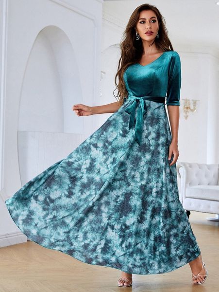 tie dye belted velvet dress d94a#, Black;gray
tie dye belted velvet dress d94a#, Black;gray