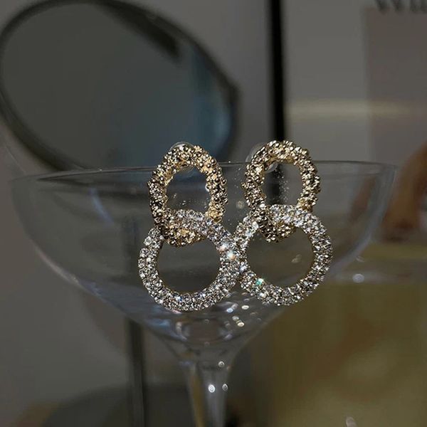 high sense french circle earrings minority design temperament net red female exquisite silver needle, Golden;silver
high sense french circle earrings minority design temperament net red female exquisite silver needle, Golden;silver