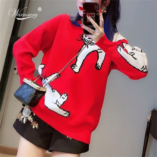 fall winter arrival christmas knit pullover sweater women o-neck long sleeve lovely cat sweater female c-017 201221, White;black
fall winter arrival christmas knit pullover sweater women o-neck long sleeve lovely cat sweater female c-017 201221, White;black