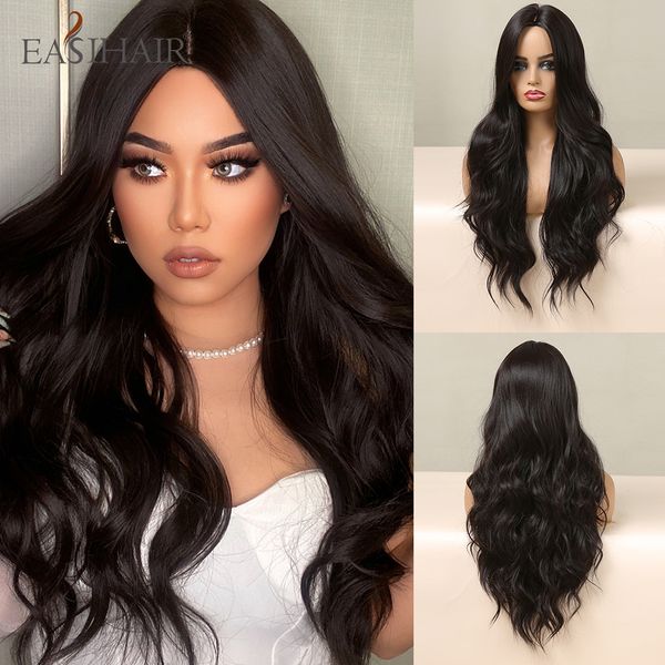 lx brand long dark brown wavy synthetic wigs for women body wave black brown middle part wigs heat resistant wig cosplayfactory direct
lx brand long dark brown wavy synthetic wigs for women body wave black brown middle part wigs heat resistant wig cosplayfactory direct