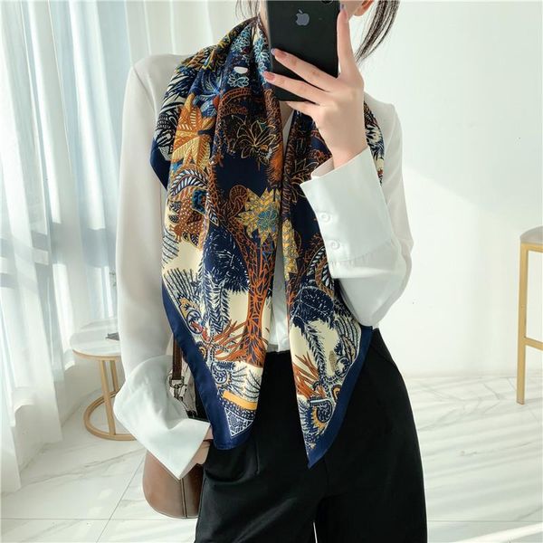 expensive brand 90x90cm luxury lattice geometric silk scarf womens retro print fashion square bandana headscarf tie, Blue;gray
expensive brand 90x90cm luxury lattice geometric silk scarf womens retro print fashion square bandana headscarf tie, Blue;gray