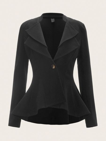 single button skater blazer g0uv#, White
single button skater blazer g0uv#, White