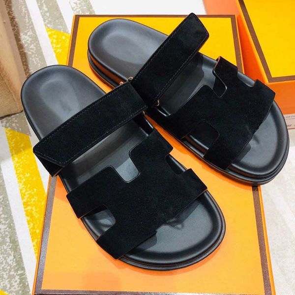 luxury chypre men slippers calfskin functional wind sandals adjustable loop design simple and smooth size 35-44 with box and dust bags, Black
luxury chypre men slippers calfskin functional wind sandals adjustable loop design simple and smooth size 35-44 with box and dust bags, Black
