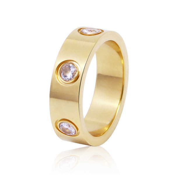 6 women's crystal luster rings, high-quality titanium steel, polished, classic brand, jewelry, Golden;silver
6 women's crystal luster rings, high-quality titanium steel, polished, classic brand, jewelry, Golden;silver