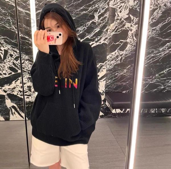 women's knits & tees designer fashion kangaroo pocket wool knitted hoodie 22 autumn winter new loose letter sequin men's and women, White
women's knits & tees designer fashion kangaroo pocket wool knitted hoodie 22 autumn winter new loose letter sequin men's and women, White