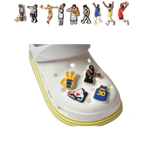 sports pvc cartoon croc charms shoe decoration shoes buckle accessories clog pins charm boys garden shoes gift, White;pink 
sports pvc cartoon croc charms shoe decoration shoes buckle accessories clog pins charm boys garden shoes gift, White;pink
