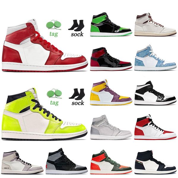 og 1 1s men women basketball shoes high and mid cut visionaire bred patent green chenille mens womens sneakers outdoor sports trainers buty
og 1 1s men women basketball shoes high and mid cut visionaire bred patent green chenille mens womens sneakers outdoor sports trainers buty