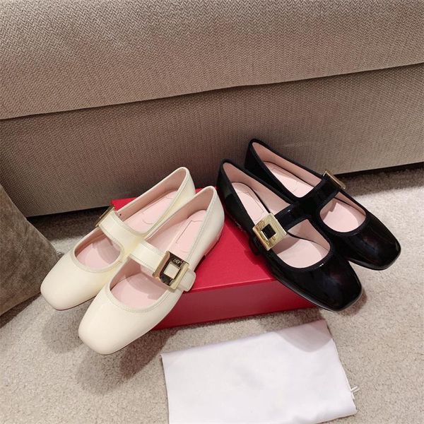 designer sandals ballet shoes leather satin sandal round toe sandals single shoe sude mules women slippers, Black