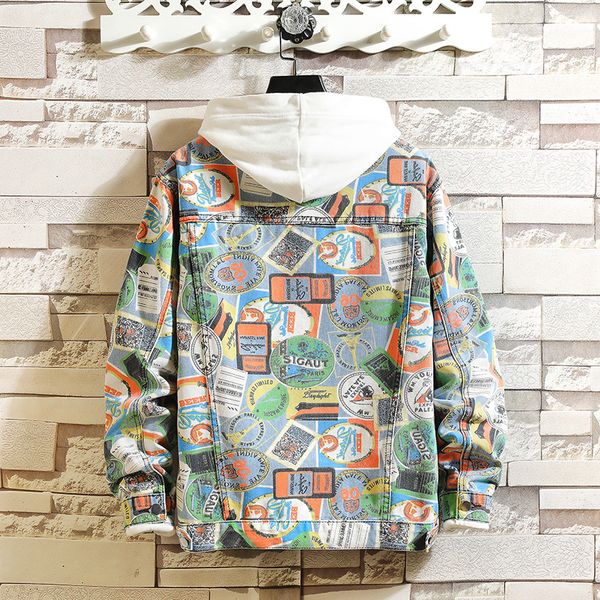 autumn graffiti denim jacket 2021 new japan style fashion jeans jacket casual bomber punk streetwear clothes men spring jacket, Black;brown
autumn graffiti denim jacket 2021 new japan style fashion jeans jacket casual bomber punk streetwear clothes men spring jacket, Black;brown