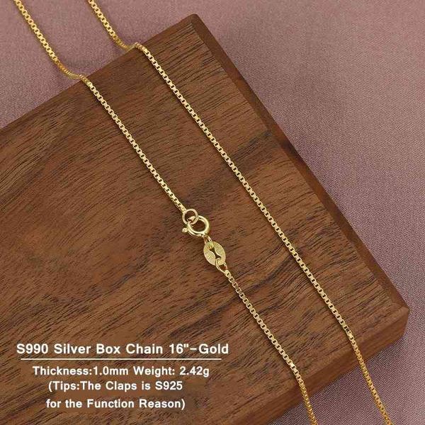 lo paulina genuine pt990 sterling silver box chain for woman 10mm 16"/18" necklace 18k gold/rose gold /platinum collar lps002
lo paulina genuine pt990 sterling silver box chain for woman 10mm 16"/18" necklace 18k gold/rose gold /platinum collar lps002