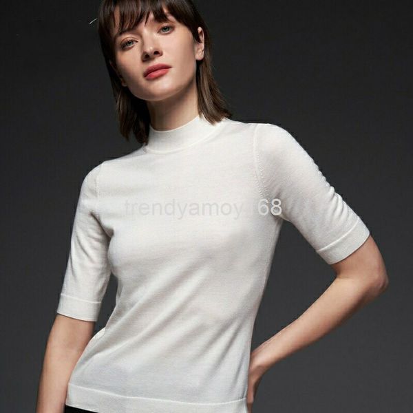 women's knits & tees pure 21 autumn and winter cashmere worsted semi high collar 16 needle knitting leisure sweater boutique, White
women's knits & tees pure 21 autumn and winter cashmere worsted semi high collar 16 needle knitting leisure sweater boutique, White