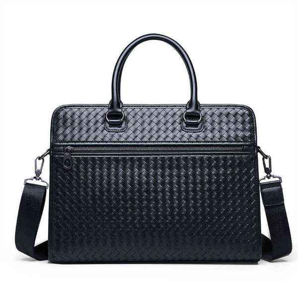 men briefcases new fashion men's briefcase business travel bag woven male handbag casual shoulder crossbody lapmessenger for man 220622
men briefcases new fashion men's briefcase business travel bag woven male handbag casual shoulder crossbody lapmessenger for man 220622