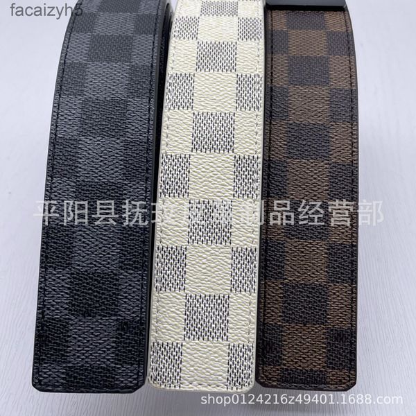 belts designer international brand men's belt kirin plaid smooth buckle trendy fashion luxury r6h0, Black;brown
belts designer international brand men's belt kirin plaid smooth buckle trendy fashion luxury r6h0, Black;brown