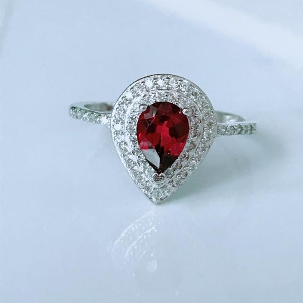 cluster rings natural red garnet ring s925 silver gemstone fashion elegant surround cross women's wedding jewelry, Golden;silver
cluster rings natural red garnet ring s925 silver gemstone fashion elegant surround cross women's wedding jewelry, Golden;silver