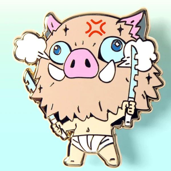 anime demon slayer enamel lapel pins hashibira inosuke cartoon metal badges brooch for women jewelry fans gift, Blue
anime demon slayer enamel lapel pins hashibira inosuke cartoon metal badges brooch for women jewelry fans gift, Blue