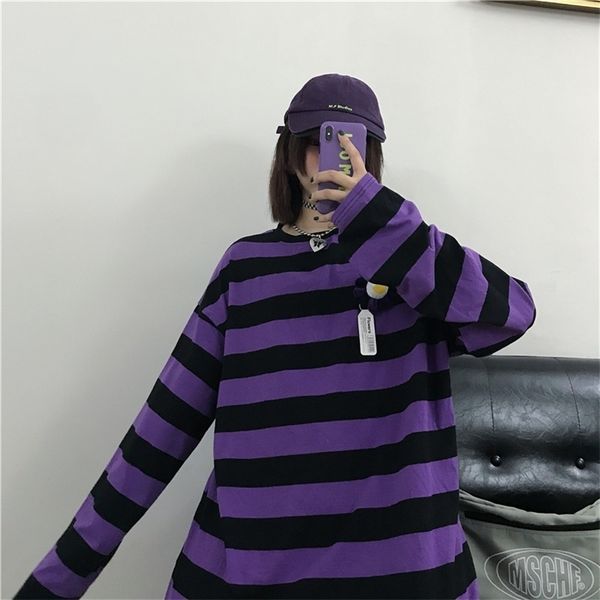 t shirt women cotton purple striped slim fit t shirt harajuku tshirt summer long sleeve korean feminina 220408, White
t shirt women cotton purple striped slim fit t shirt harajuku tshirt summer long sleeve korean feminina 220408, White