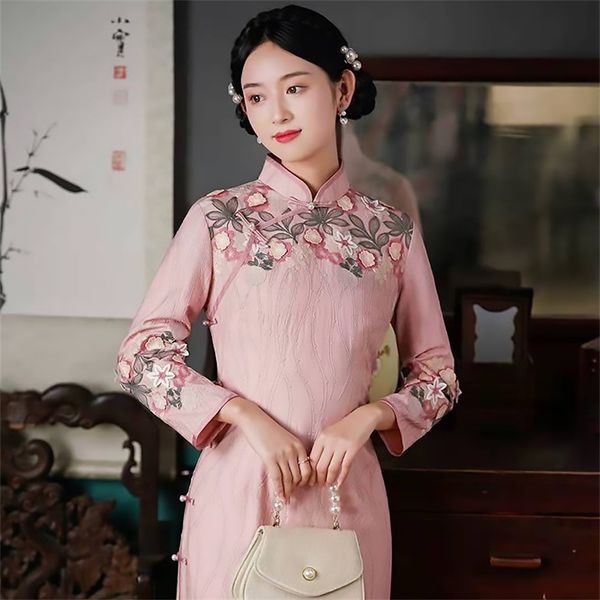 casual dresses spring and summer style improved cheongsam young temperament stand collar slim bag hip slit dress female 211009 1t90, Black;gray
casual dresses spring and summer style improved cheongsam young temperament stand collar slim bag hip slit dress female 211009 1t90, Black;gray