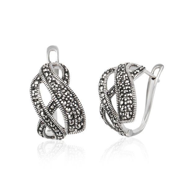 vintage irregular marcasite stud earrings 925 sterling silver jewelry for women, Golden;silver
vintage irregular marcasite stud earrings 925 sterling silver jewelry for women, Golden;silver