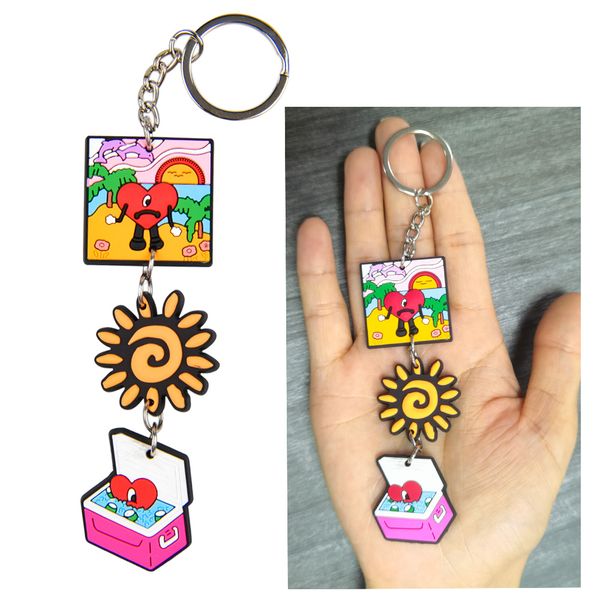 bad bunny personalized custom silicone rubber keyring cartoon croc charms soft pvc keychain for promotion, White;pink
bad bunny personalized custom silicone rubber keyring cartoon croc charms soft pvc keychain for promotion, White;pink
