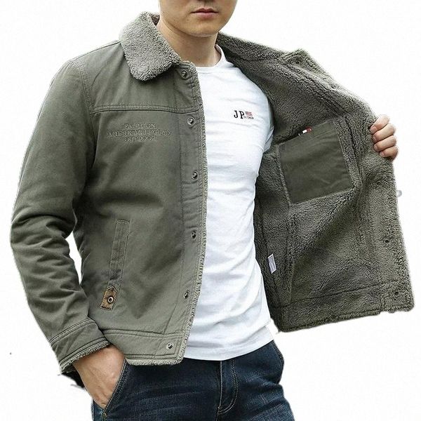 men's jackets casual denim cotton jacket men autumn winter cashmere thick warm loose zipperr button fleece coats outerwear plus size y9, Black;brown
men's jackets casual denim cotton jacket men autumn winter cashmere thick warm loose zipperr button fleece coats outerwear plus size y9, Black;brown