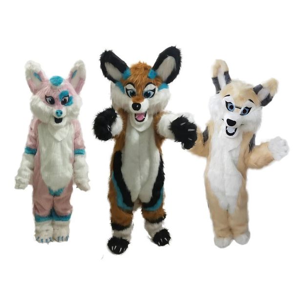 long fur wolf fox fursuit mascot costume anime character dress halloween christmas parade furry suits, Red;yellow
long fur wolf fox fursuit mascot costume anime character dress halloween christmas parade furry suits, Red;yellow