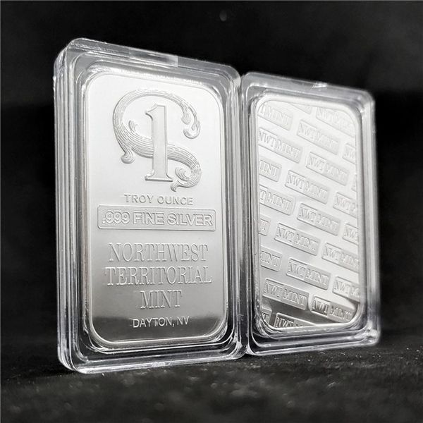 5pcs non magnetic craft northwest territorial mint dayton nv 1 troy ounce .999 fine sliver plated bar replica bullion collection262u
5pcs non magnetic craft northwest territorial mint dayton nv 1 troy ounce .999 fine sliver plated bar replica bullion collection262u
