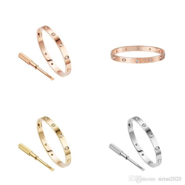 love screw bracelet designer bracelets 2021 luxury jewelry women bangle 10 diamonds titanium steel alloy gold-plated craft gold/si255p, Black
love screw bracelet designer bracelets 2021 luxury jewelry women bangle 10 diamonds titanium steel alloy gold-plated craft gold/si255p, Black