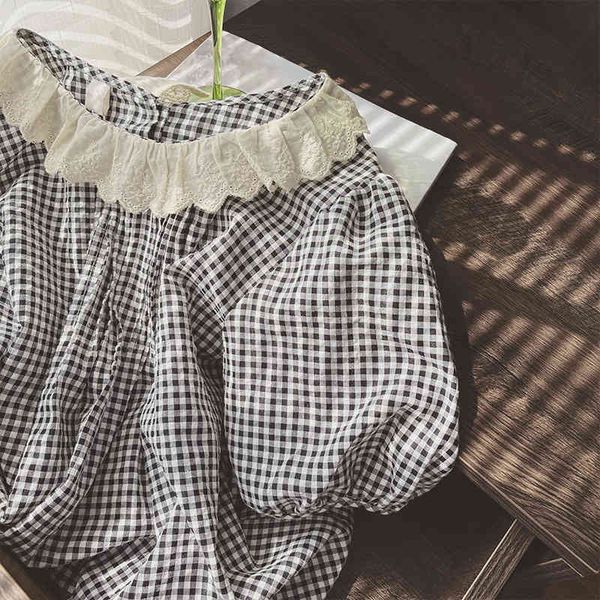 women's blouses shirts 2022 lace patchwork round neck plaid shirt women's summer 2022 loose short sleeve trend dm7v, White
women's blouses shirts 2022 lace patchwork round neck plaid shirt women's summer 2022 loose short sleeve trend dm7v, White