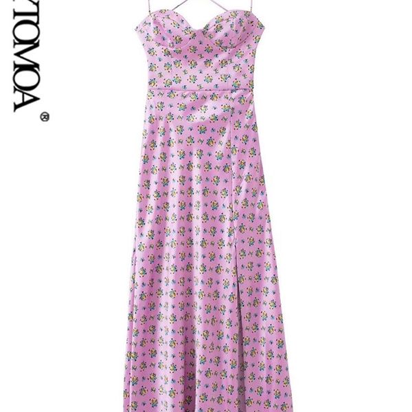 kpytomoa women fashion front slit printed satin midi dress vintage backless tied thin straps female dresses vestidos mujer 220527, Black;gray
kpytomoa women fashion front slit printed satin midi dress vintage backless tied thin straps female dresses vestidos mujer 220527, Black;gray