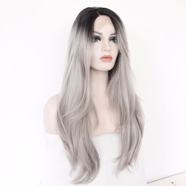 2022 new fashion wind wig ladies gradient chemical fiber high temperature silk headgear factory direct sales, Black
2022 new fashion wind wig ladies gradient chemical fiber high temperature silk headgear factory direct sales, Black