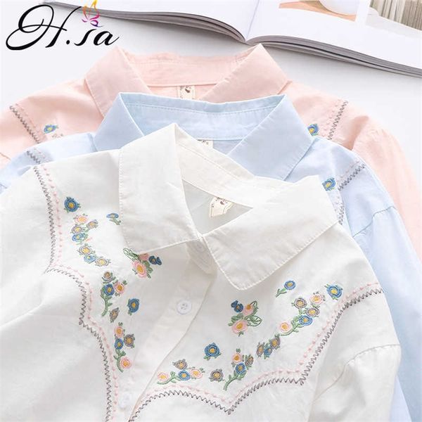 hsa cotton emboridery shirts women floral white blouse loose lady female clothes outwear spring s 210716
hsa cotton emboridery shirts women floral white blouse loose lady female clothes outwear spring s 210716
