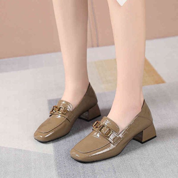 dress shoes spring cow patent leather square head fashionable and comfortable thick heel large 41-43 women's single shoes vqnq, Black
dress shoes spring cow patent leather square head fashionable and comfortable thick heel large 41-43 women's single shoes vqnq, Black