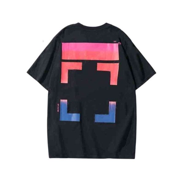 off men's t-shirts summer red blue gradual change arrow print short sleeve t-shirt and women's bottom shirt printed letter x on th, White;black
off men's t-shirts summer red blue gradual change arrow print short sleeve t-shirt and women's bottom shirt printed letter x on th, White;black